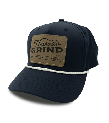 Navy Rope Patch Hat