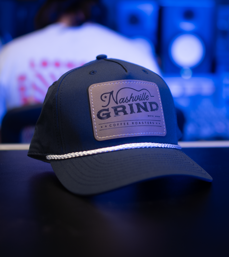 Navy Rope Patch Hat