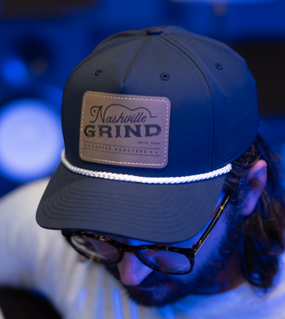 Navy Rope Patch Hat