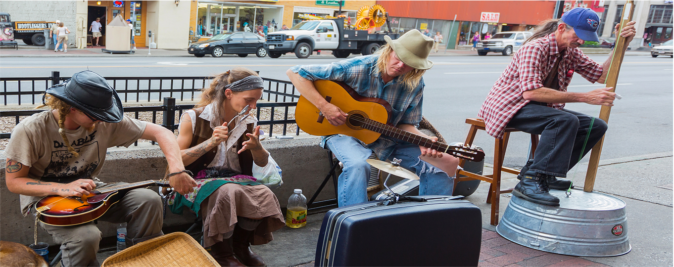 Street musicians