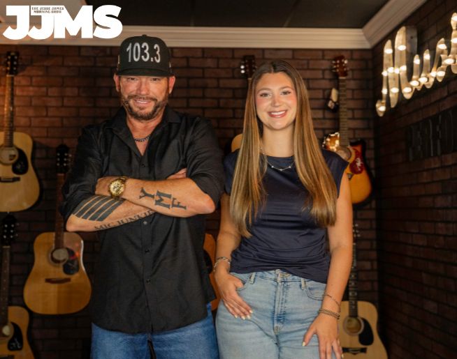 Jesse James and Producer Monti of the Jesse James Morning Show on 103.3 WKDF, Nashville's country station